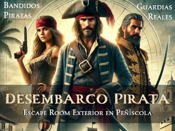 Escape Room Exterior de piratas en Peñíscola