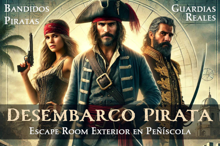 escape room exterior de piratas en peñíscola