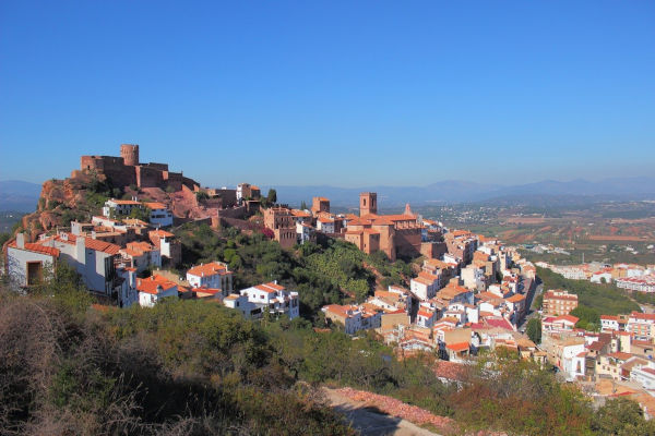 panorámica del castillo de vilafamés